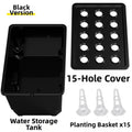 For Indoor Gardening 15-hole System Indoor Herb Garden Space-saving Design Countertop Friendly Plastic Construction