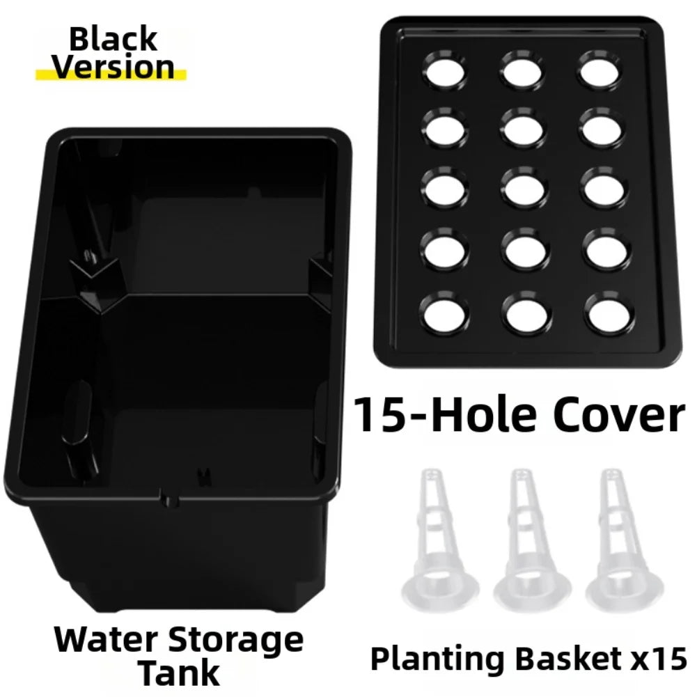 For Indoor Gardening 15-hole System Indoor Herb Garden Space-saving Design Countertop Friendly Plastic Construction