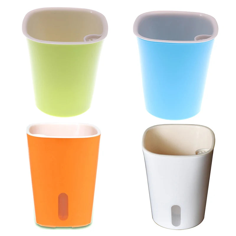 Mini Automatic Self Watering Flower Plants Pot Put In Floor Irrigation For Garden Indoor Home Decoration Gardening Flower Pots