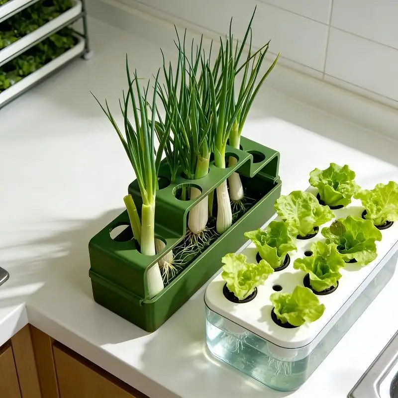 ✔Hydroponic Herb Garden Planter,3-Tier Indoor Vegetable Growing Kit for Kitchen Countertop