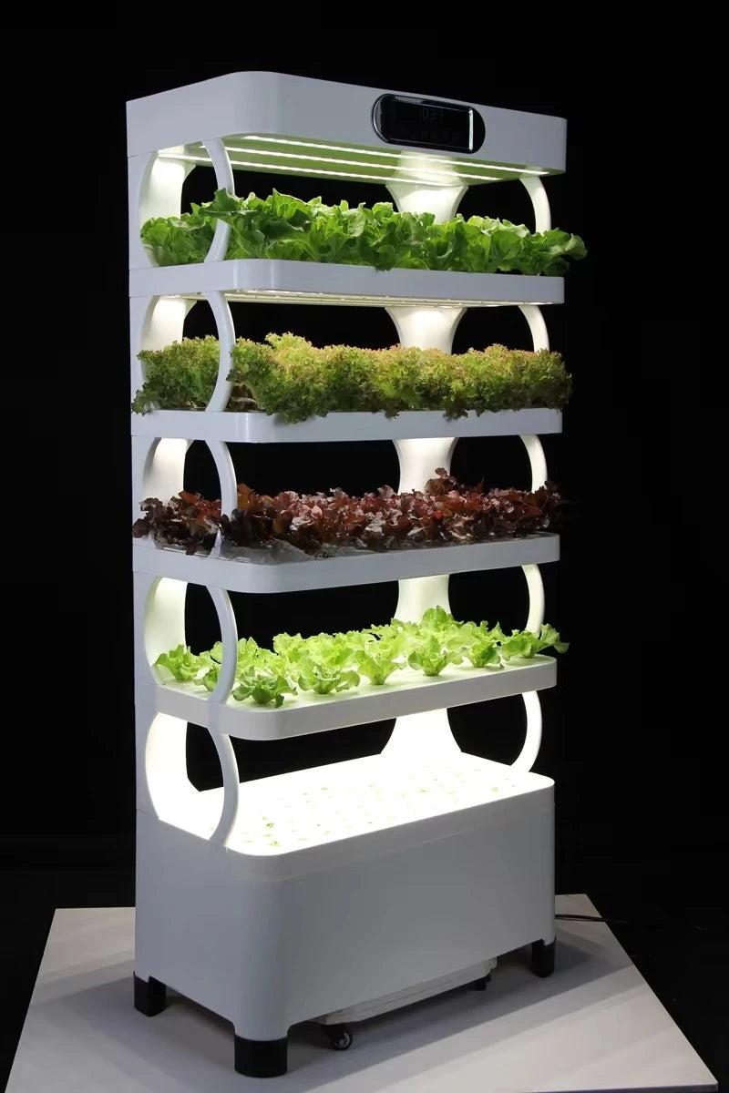 Indoor Home Smart Herb Garden Intelligente Microgreens Aquaponics Aeroponic Vertical Hydroponic Kit Hydroponics Growing System