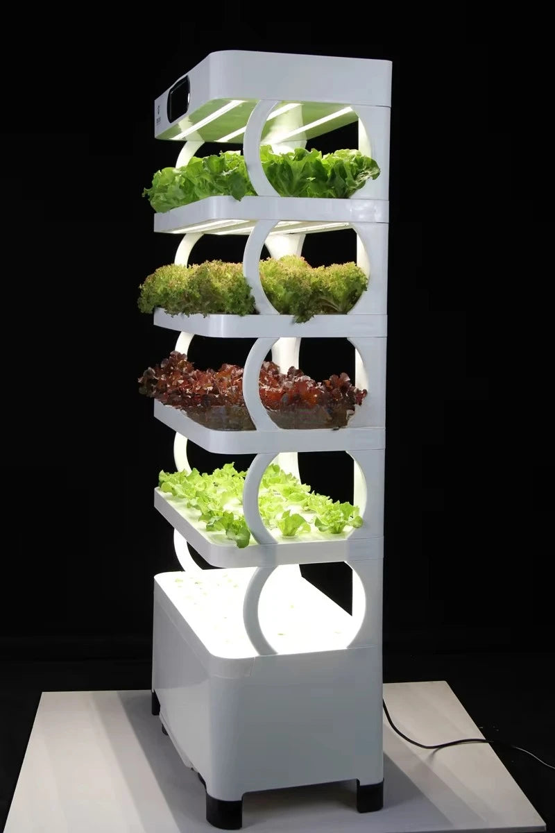 Indoor Home Smart Herb Garden Intelligente Microgreens Aquaponics Aeroponic Vertical Hydroponic Kit Hydroponics Growing System