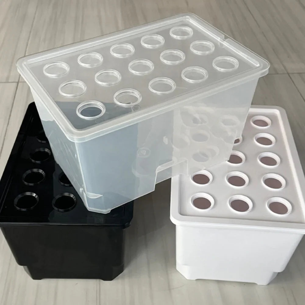 For Indoor Gardening 15-hole System Indoor Herb Garden Space-saving Design Countertop Friendly Plastic Construction