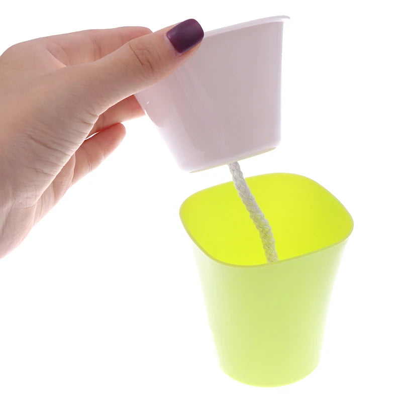 Mini Automatic Self Watering Flower Plants Pot Put In Floor Irrigation For Garden Indoor Home Decoration Gardening Flower Pots