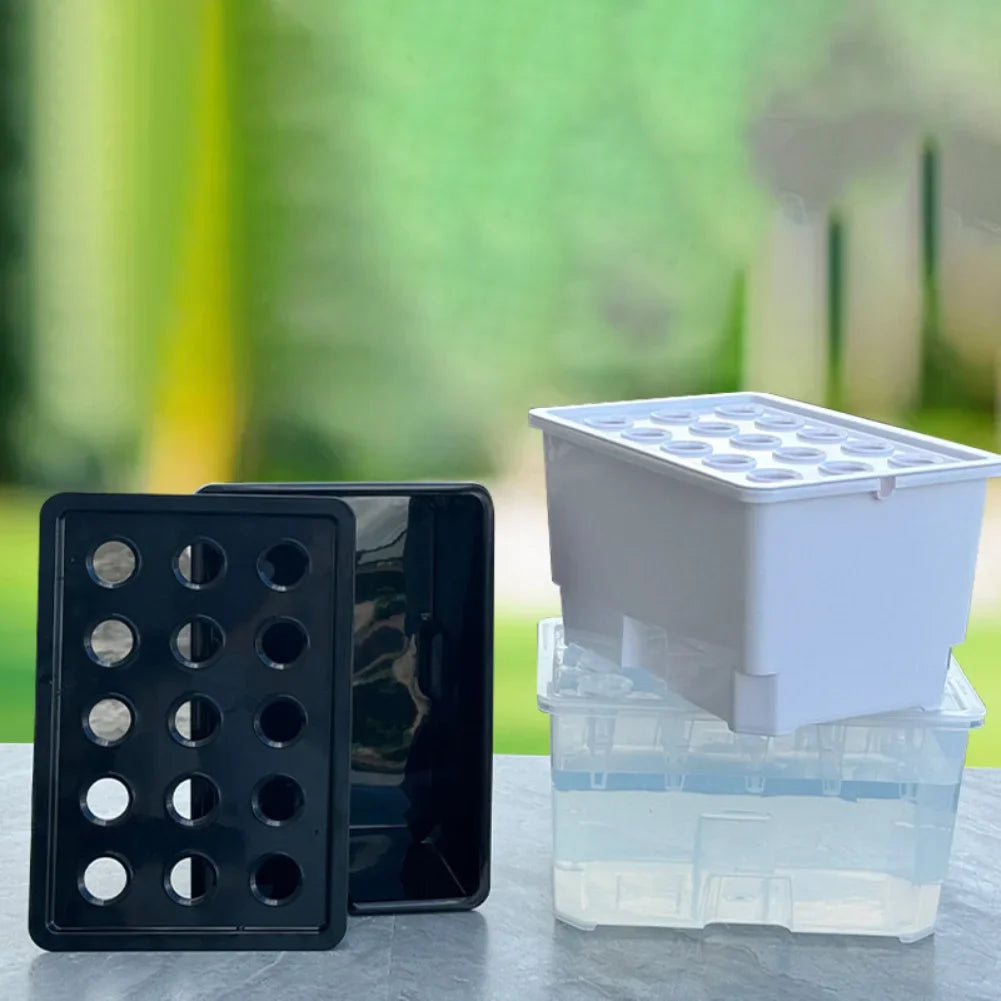 For Indoor Gardening 15-hole System Indoor Herb Garden Space-saving Design Countertop Friendly Plastic Construction